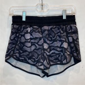 Lululemon Tracker Short IV Mini Warp White Black 8